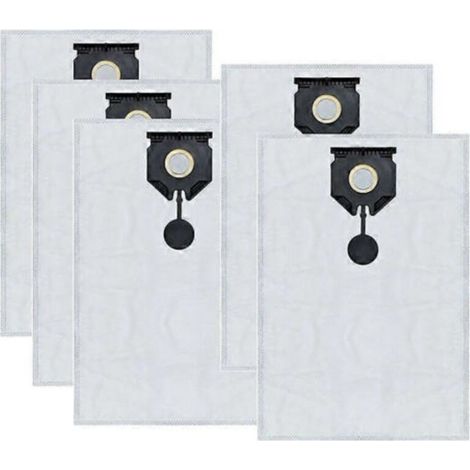 Lot de 5 sacs à poussière haute filtration pour aspirateur Karcher 2.889-154.0 NT 30/1 30L. (1/5)