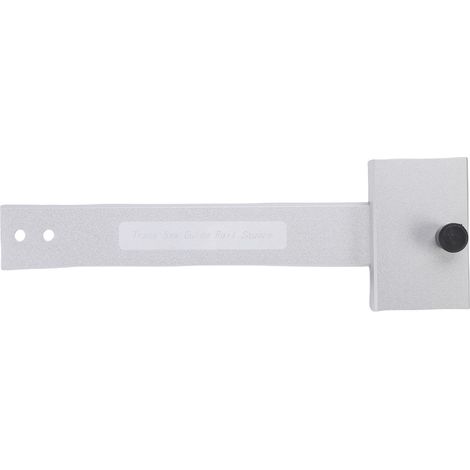 Rail de guidage carré en alliage d'aluminium pour scie circulaire, angle droit à 90°, rapporteur d'angle réglable de -60° à 60°. (1/5)