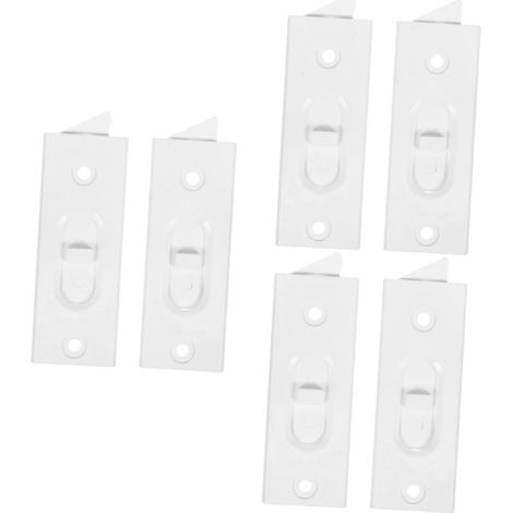3 paires de butées de fenêtre, accessoires de fenêtre, accessoires de suspension de fenêtre, limiteur de fenêtre en plastique, accessoires de fenêtre, verrou à ressort, verrou d'inclinaison en plastiq (1/5)