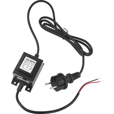 Transformateur LED 12V/24V, 1.5m 220V Extérieur Étanche Alimentation LED Driver, IP68 Transformateur Adaptateur Avec Prise, pour Maison, Usine, Atelier (1/5)