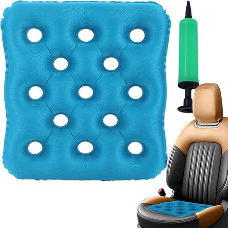 Coussin D'Assise Gonflable Tapis Gaufré Léger Respirant Portable (1/5)