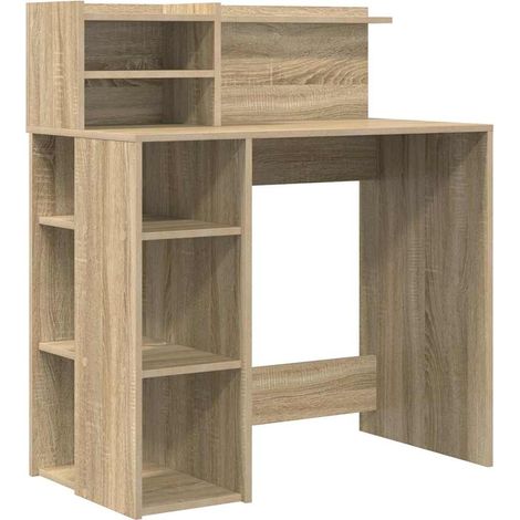 Maison Exclusive - Schreibtisch Sonoma-Eiche 90 x 48 x 101,5 cm H