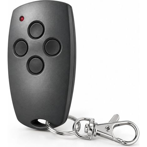 Télécommande Garage 868 MHz 2 Canaux Compatible D304 D302 D382 D384 D323, Clonage Rapide, ABS Durable, Mini Portable avec Porte-clés (1/5)
