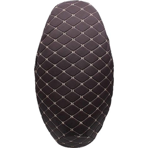 Housse de protection de siège pour moto/scooter, marron, taille M (1/5)