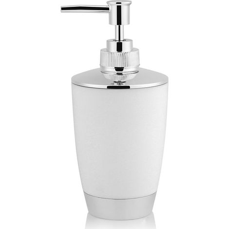 4 pièces/ensemble accessoires de costume de salle de bain comprend tasse porte-brosse à dents distributeur de porte-savon blanc (1/5)