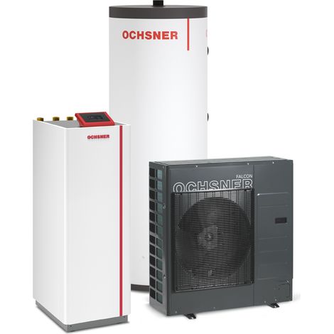 Ochsner Luft Wasser Wärmepumpe AIR FALCON 212 5,5 kW Heizung Komplett Set Wärme (1/5)