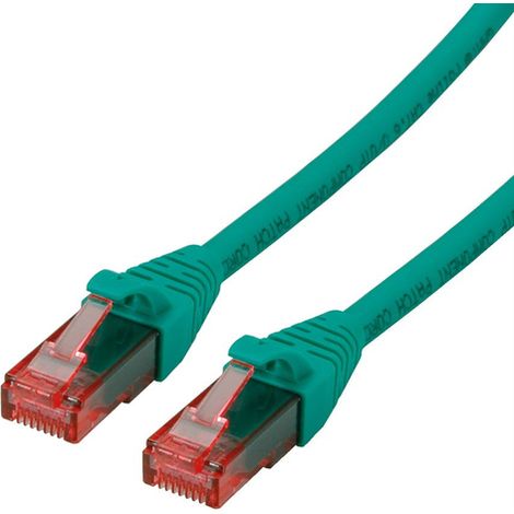ROLINE Cable de conexión cat.6 UTP, nivel de componente, LSOH, verde, 2 m