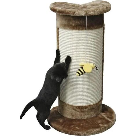 Kerbl Eck-Katzenbaum braun 58 cm robust Sisal