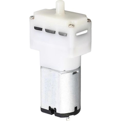 Micro-pompe à air avec mini-moteur électrique et mini-amplificateur de vide pour aquariums, assurant la circulation de l'oxygène.