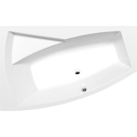 Polysan Vasche da bagno - Vasca da bagno asimmetrica EVIA 170 L 170x100x47 cm, bianca 21611 (1/5)