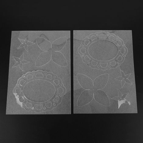 Planche de découpe A4 pour scrapbooking et projets créatifs avec feuille thermorétractable (1/5)
