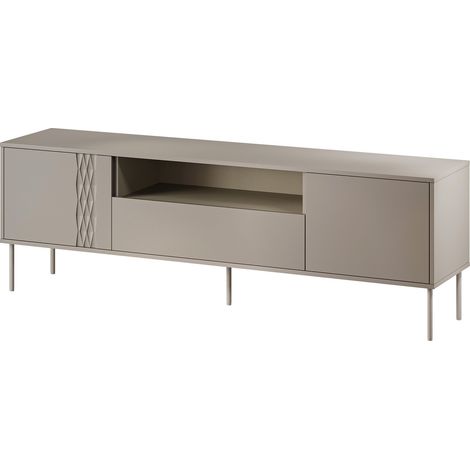Mueble TV Tolete 105, Beige, Número de puertas: 0, Número de cajones: 0, 180x55x40cm