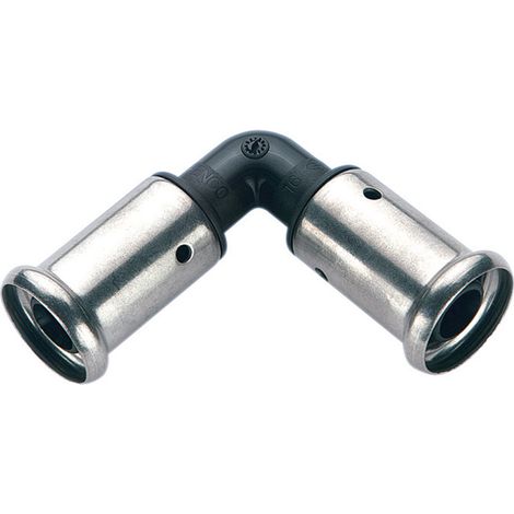 Coude égal multicouche à sertir Henco - Diamètre 50 mm - PVDF (1/2)