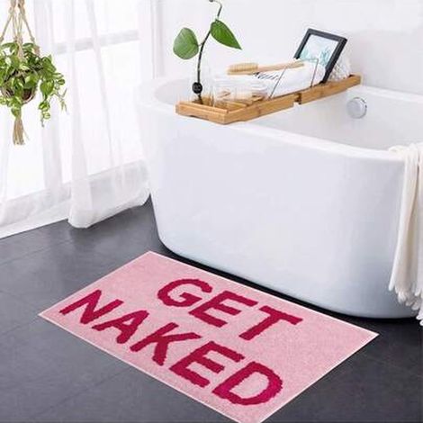 Tapis de salle de bain - soft, Soft microfibre avec antidérapant TPR back lavable, aspirateur, tapis de salle de bain décoratifs (1/5)