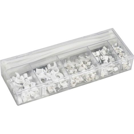 Bridas y Grapillones con Clavo para Fijación de Cables