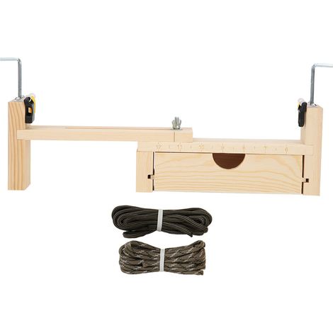 Paracord-Armband-Webschablonen-Set, verstellbares Holzarmband, Bastelbefestigungswerkzeug. (1/5)