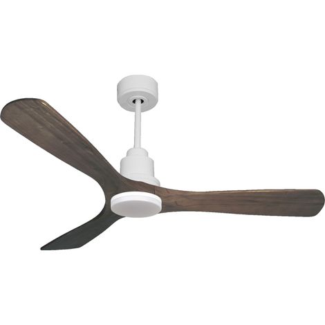 Ventilatore da soffitto Reversibile Termostato Dimmabile Wifi Motore CC Tetti inclinati Telecomando Luce a tre toni Hypersilence Memoria PURLINE MoyoD132C04LED66871