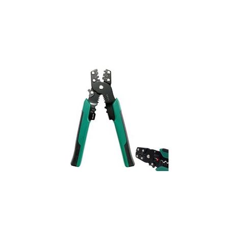 Pince a Sertir Cosse Electrique, Pince Sertir Cosse, Pinces à Sertir, Outil de Sertissage, Pince à Sertir pour Câbles, Pince a Sertir/Coupe Câble/Pince à Dénuder 3 en 1, Pour le Sertissage, Coupe