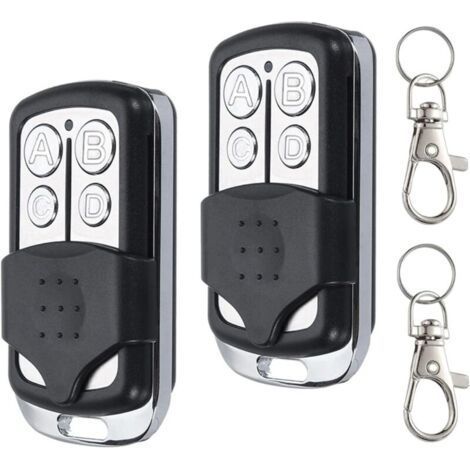 Télécommande universelle 433,92 MHz – 4 canaux – Capacité de copie 99% – Compatible avec 4 marques – Émetteur pour portails et garages (1/5)