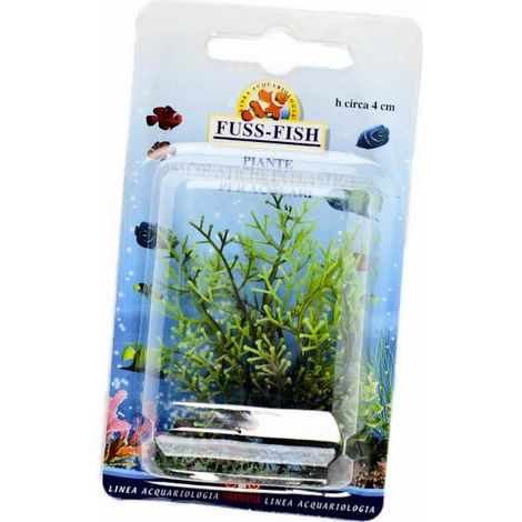 Decorazione piantina acquatica in plastica per acquari