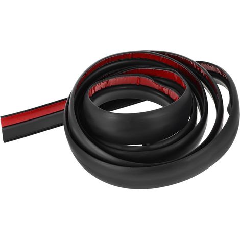 Bande de caoutchouc PVC noir pour portière et pare-brise voiture, résistante aux intempéries facile (1/5)