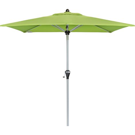 Doppler Sonnenschirm/ Kurbelschirm "Active Auto Tilt 210 x 140" mit Höhenverstellung, 210 x 140 cm, fresh green, Bezug aus 100% Polyester, Stock aus Aluminium, Streben aus Stahl, 4,3 kg