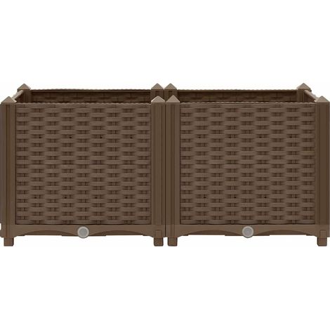 Maison Exclusive - Fioriera Rialzata 80x40x38 cm in Polipropilene (1/5)