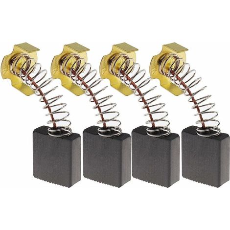 2 Paires de Balais de Charbon 7x17x18mm, Compatibles avec Rexon M2500A, Pièces de Rechange Électriques (1/4)
