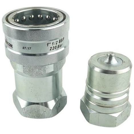 Conector rápido hidráulico / conector 1 "1/2 macho y hembra 69031090000 (1/5)