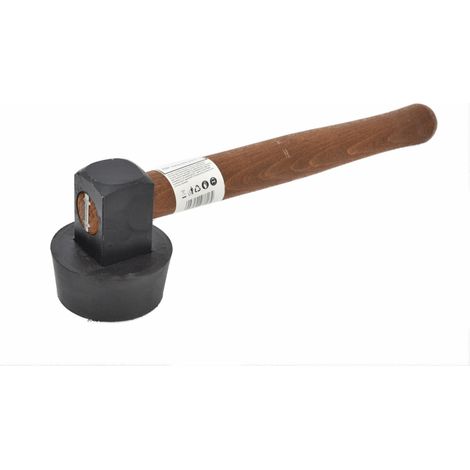 Awtools młotek brukarski 1,5kg guma wulkanizowana (1/4)