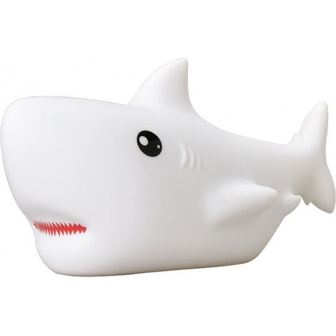 Lampes LED en silicone en forme de requin pour enfants, motif animaux marins, pour créer une ambiance apaisante.