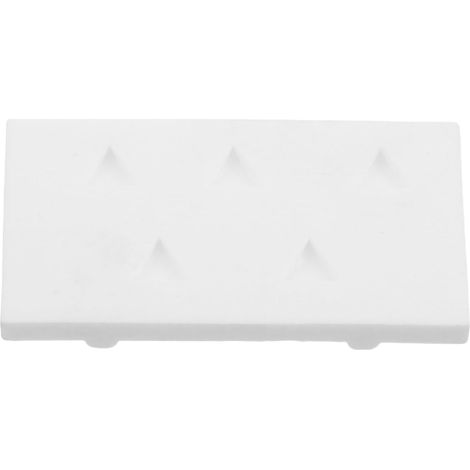 Plateau de Test en céramique d'alumine à 7 emplacements, Support de Cuisson Conique à Cendres, Plaque de Support résistante à la Chaleur pour échantillons de Four, Plaque de pour (1/5)