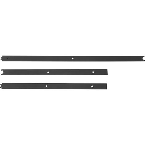 Kit de rails à roulettes pour porte de grange coulissante de 2,4 m (8 pi) pour placard/armoire (1/5)