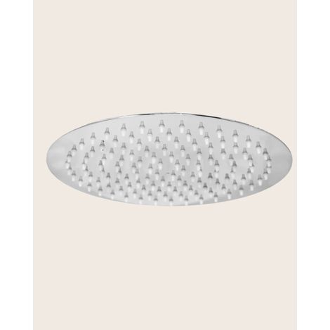 Soffione Doccia 25 cm tondo Slim 2 mm in Acciaio cromo Smart (1/2)