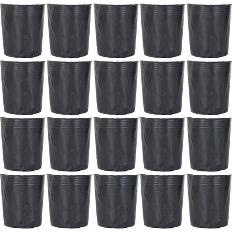 Lot de 300 pots en plastique pour semis et semis 8 x 8 cm H354 (1/5)