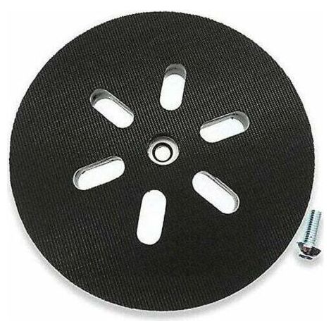 Plateau de ponçage abrasif 150 mm, compatible avec ponceuses Bosch GEX 150, GEX 150 AC, GEX 150 Turbo, dureté standard (1/4)