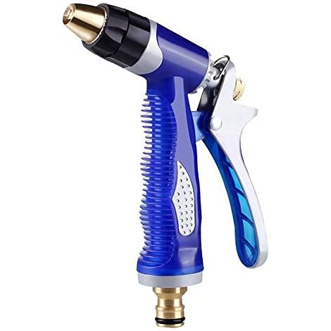 Embout de tuyau d'arrosage, embout 100% métal robuste, embout à eau haute pression, adapté aux jardins, aux stations de lavage de voitures et aux douches pour animaux. (1/5)