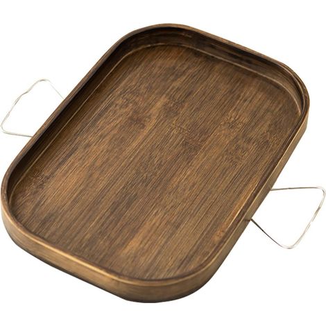 Bandeja de madera plegable para el reposabrazos, fácil de acoplar, incluye bandeja para aperitivos, bebidas y mando a distancia.