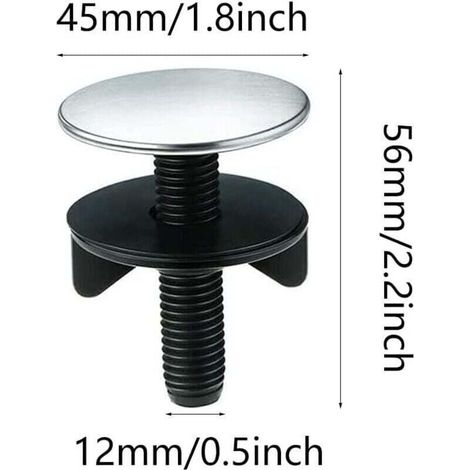 4 Pièces Robinet Trou Couvercle, Robinet Couvercle Trou Cuisine, Bouchon Trou Robinet D'évier, Acier Inoxydable Robinet Trou Couvercle pour Accessoires d'évier Cuisine, Salle Bain à Maison (12-40mm)