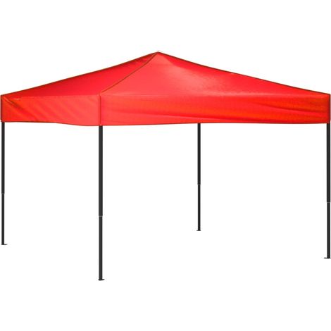 Tonnelle de jardin,Tente de réception pliable Rouge 3x3 m CFW310778 (1/5)