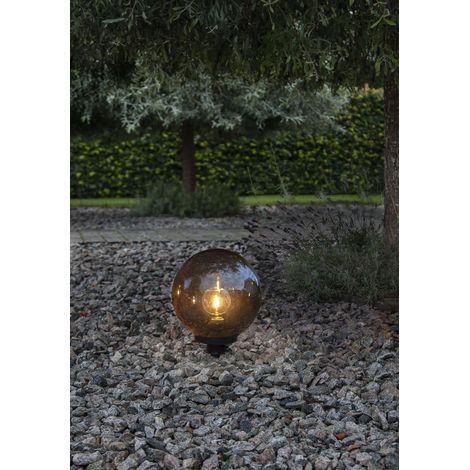 Star LED-Deko-Kugel 'Orby', Ø 30 cm, schwarz, outd. (1/5)