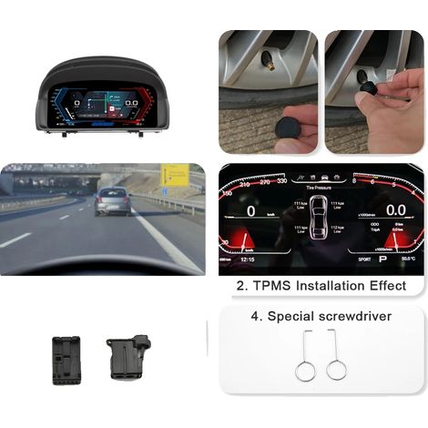 Odómetro digital, CarPlay inalámbrico, recordatorio de marcha adaptativo, TPMS CarPlay E84 (1/2)