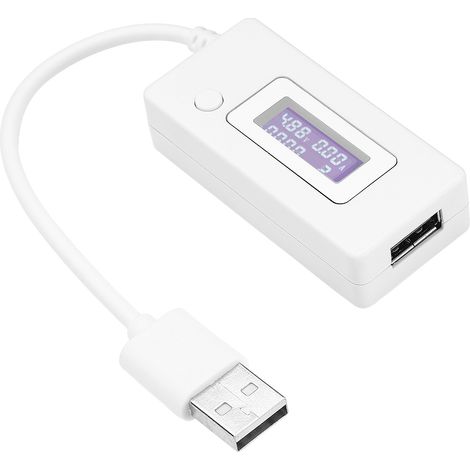 Mini-USB-Spannungs-/Strommessgerät 4V-30V 0-3A mit LCD-Anzeige und Kapazität (1/5)