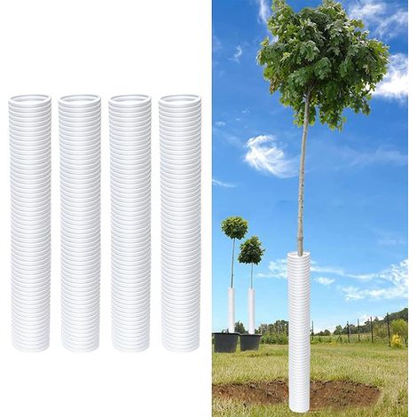 CCYKXA  Tree protection, polypropylene sleeve for trunk protection, garden, orchard, lawn, landscaping, outdoor, farm trees, saplings, home, tree maintenance (1/5)