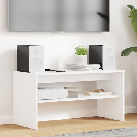 vidaXL Mobile TV 80 x 35 x 40 cm Bianco Legno multistrato