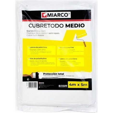 Combinaison plastique 4x5mt demi-arche