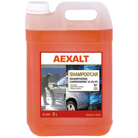Shampoing carrosserie concentré Shamp'auto bidon de 5L - AEXALT - S130 (1/6)