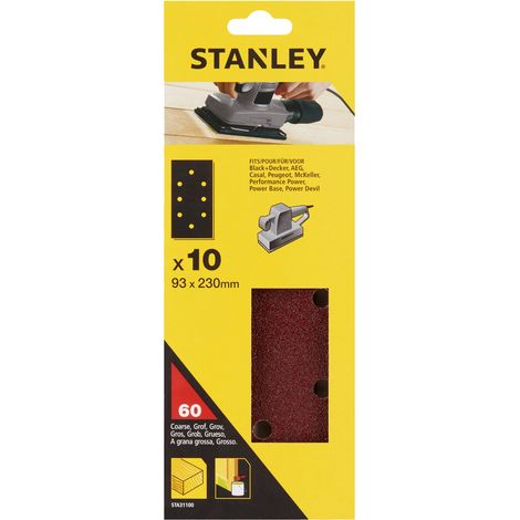 cf di 10 fogli forati piranha X31100 93X230 mm black&decker gr. 60 (1/2)