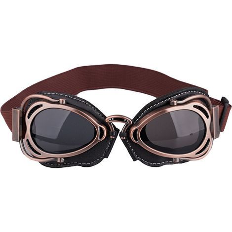 Lunettes de protection rétro pour moto, équitation, protection des yeux, anti-vent, anti-sable, coupe-vent, en forme d'arc, pour sports de plein air