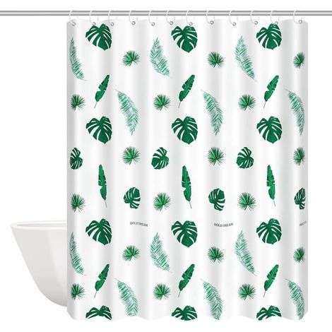 Duschvorhang – 180 x 200 cm – Wasserdicht – Schimmelresistent – Waschmaschinengeeignet
